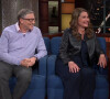 Stephen Colbert - Bill Gates apparaît dans l'émission "The Late Show" avec sa femme Melinda à Los Angeles le 13 février 2019.