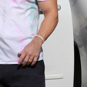 Mark Wahlberg lors de son cours de gym à la "F45 Gym" à Studio City, Los Angeles, le 11 février 2020.