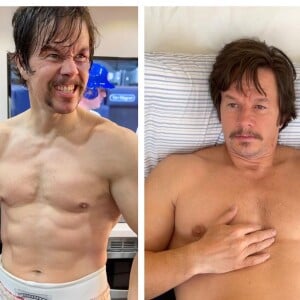 L'acteur Mark Wahlberg montre sa transformation physique importante.
