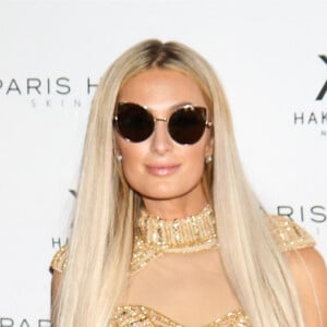 Paris Hilton lance sa ligne de produits de beauté ProD.N.A lors d'une soirée au club Hakkasan à Las Vegas le 28 juillet 2018 