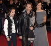 Florent Pagny, sa femme Azucena et leur fille Ael - 15e édition des NRJ Music Awards à Cannes. Le 14 décembre 2013 