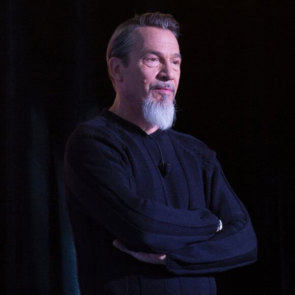 Exclusif - Florent Pagny - Enregistrement de l'émission "Clique" présentée par M. Achour sur Canal Plus à Issy-les-Moulineaux le 5 mars 2020. © Jack Tribeca/Bestimage