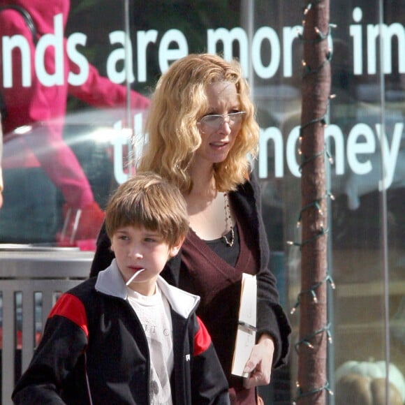 Lisa Kudrow et son fils Julian à Beverly Hills