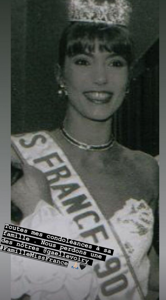 Gaëlle Voiry, Miss France 1990, est décédée à 50 ans le 28 septembre 2019.