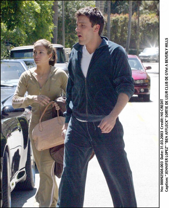 Jennifer Lopez et Ben Affleck à Beverly Hills.