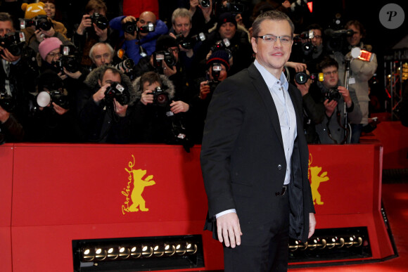 Matt Damon - 63 eme Festival du film de Berlin - Berlinale 2013 - Tapis rouge du film "