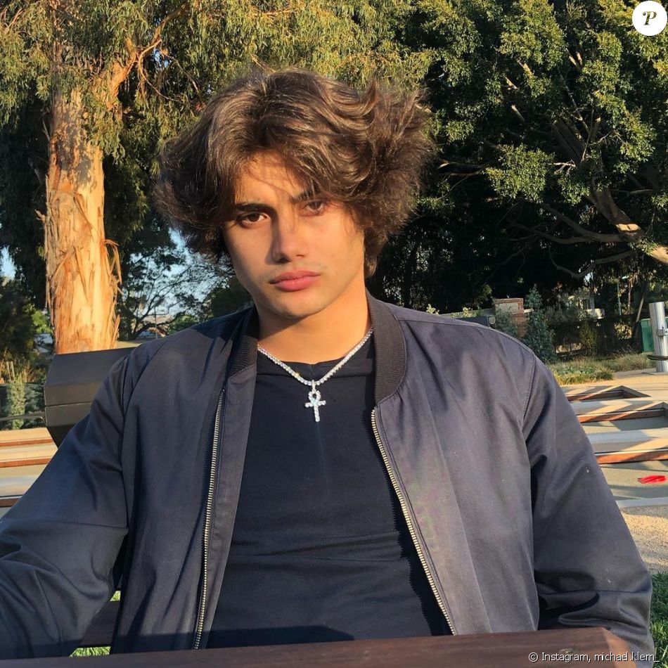 Michael Sean Klemeniuk, le petit-ami de Jade Hallyday, sur Instagram en avril 2021.