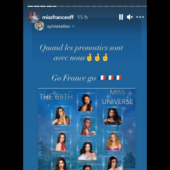 Amandine Petit bien positionnée au concours Miss Univers 2020