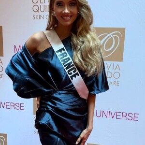 Amandine Petit au concours Miss Univers 2020, mai 2021