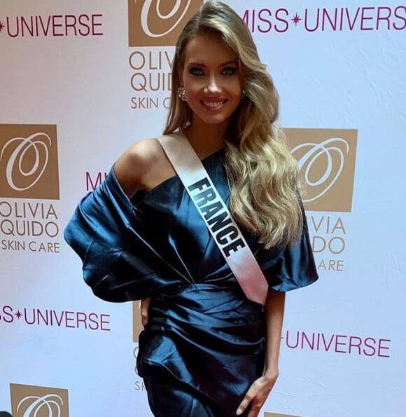 Amandine Petit au concours Miss Univers 2020, mai 2021