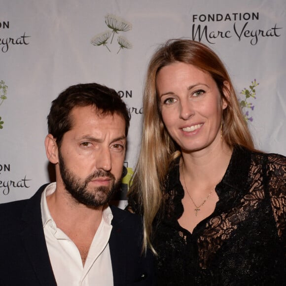 Frédéric Diefenthal et sa compagne - Dîner pour la fondation Marc Veyrat au restaurant Victoria à Paris, le 21 novembre 2017. © Rachid Bellak/Bestimage