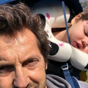 Frédéric Diefenthal et son fils sur Instagram. Le 28 mars 2021.