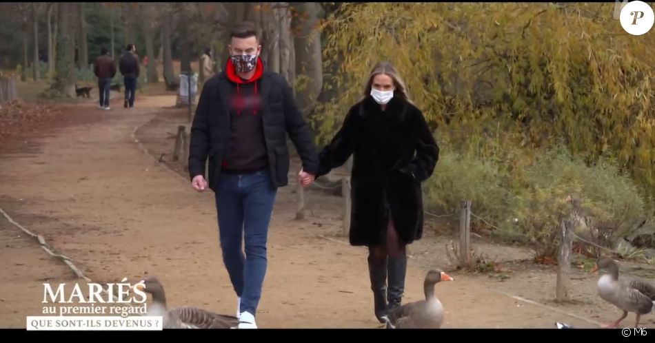 Matthieu de "Mariés au premier regard 2020" présente sa compagne Chanel dans "Que sont-ils devenus ?", le 17 mai 2021, sur M6