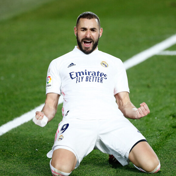 Karim Benzema lors du match de football Real Madrid - Athletic Bilbao, Championnat d'Espagne, 19e journée à Madrid, le 15 décembre 2020. Victoire du Real Madrid 3-1 contre Bilbao.© Oscar J. Barroso/AFP7 via ZUMA Wire/Bestimage 