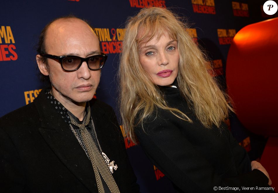 Arielle Dombasle ( invitée coup de coeur) et Nicolas Ker - Clôture du du 9ème festival 2 Valenciennes le 23 mars 2019. © Veeren Ramsamy / Bestimage