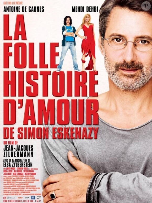 Antoine de Caunes et Elsa Zylberstein dans La Folle Histoire d'amour de Simon Eskenazy (2009)