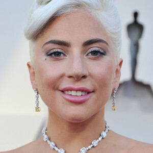 Lady Gaga lors du photocall des arrivées de la 91ème cérémonie des Oscars 2019 au théâtre Dolby à Hollywood, Los Angeles, Californie, Etats-Unis, le 24 février 2019.