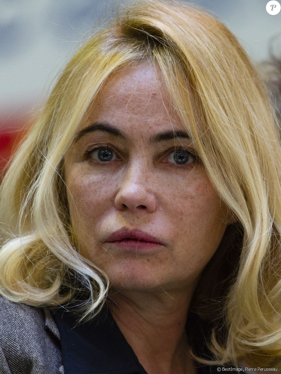 Emmanuelle Béart - 158ème vente aux enchères des vins des Hospices de Beaune, le 18 novembre 2018. © Pierre Perusseau/Bestimage