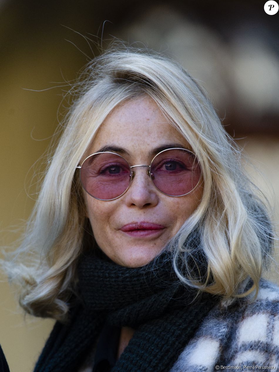 Emmanuelle Béart - 158ème vente aux enchères des vins des Hospices de Beaune, le 18 novembre 2018. © Pierre Perusseau/Bestimage