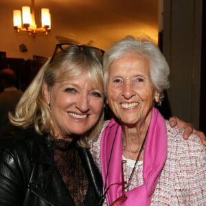 Exclusif - Charlotte de Turckheim et sa mère Françoise de Turckheim - Enregistrement de la pièce de théâtre "On refait le boulevard" au théâtre de la porte Saint-Martin à Paris, France, le 10 octobre 2016 © Gouhier-Jacovides/Bestimage