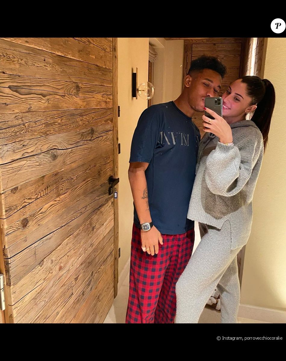 Coralie Porrovechio et Boubacar Camara, le 1er janvier 2020, sur Instagram