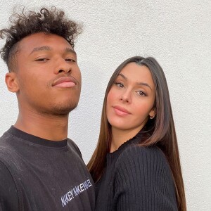 Coralie Porrovecchio avec Boubacar Kamara, sur Instagram, le 21 mars 2020