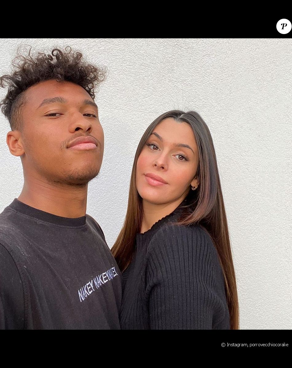 Coralie Porrovecchio avec Boubacar Kamara, sur Instagram, le 21 mars 2020
