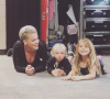 Pink et ses enfants Jameson et Willow. Mars 2020.