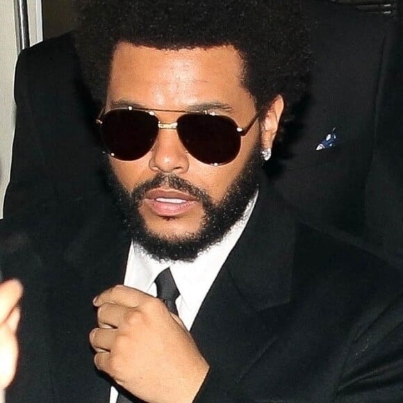 The Weeknd arrive à l'after-party de la soirée des Billboard Music Awards au restaurant The Nice Guy à West Hollywood, Los Angeles, le 23 mai 2021.