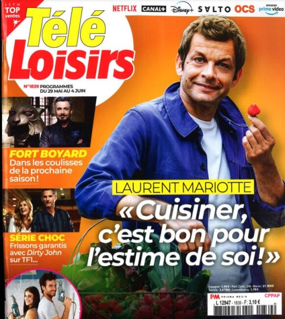 Couverture du magazine "Télé Loisirs" du 24 mai 2021