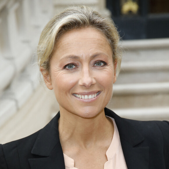 Anne-Sophie Lapix lors du dîner de gala caritatif pour l'association "Autistes Sans Frontières" à l'hôtel Marcel Dassault à Paris, le 14 juin 2018. © Marc Ausset-Lacroix/Bestimage