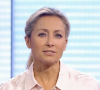 Anne-Sophie Lapix décontenancée par un problème technique en plein journal télévisé sur France 2.