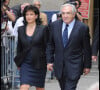 Anne Sinclair et Dominique Strauss-Kahn à la sortie du tribunal de Manhattan, à New York