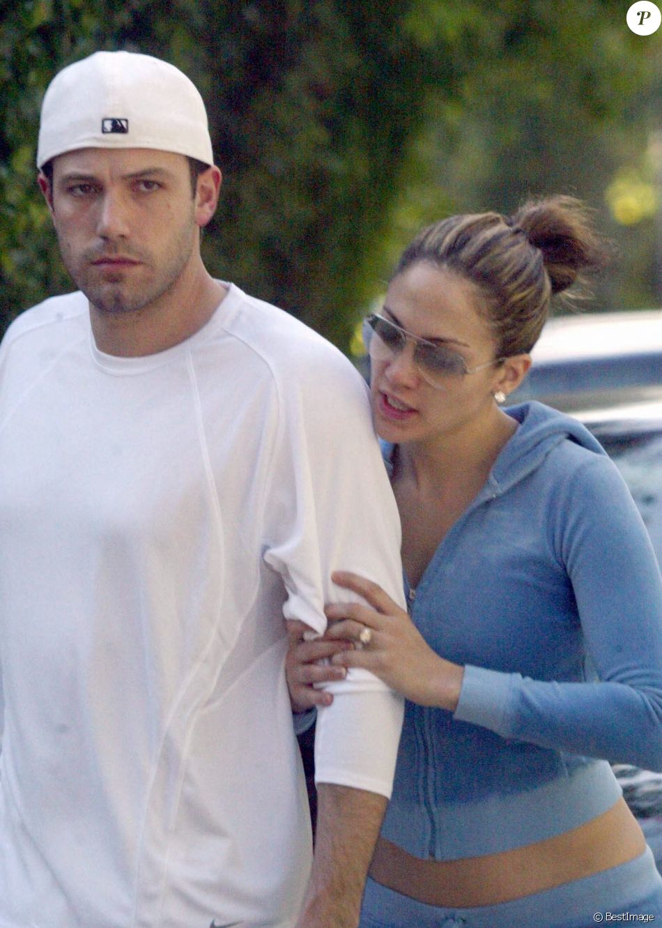 Ben Affleck et Jennifer Lopez à Beverly Hills.