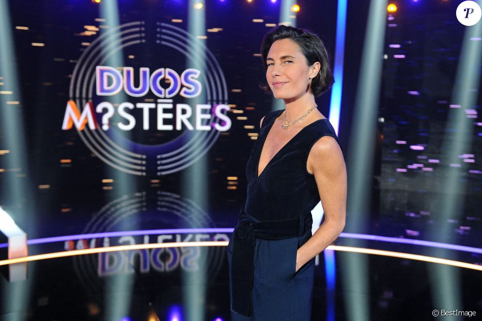Exclusif - Alessandra Sublet - Enregistrement de l'émission "Duos Mystères" à la Seine Musicale à Paris, qui sera diffusée le 26 février sur TF1.
