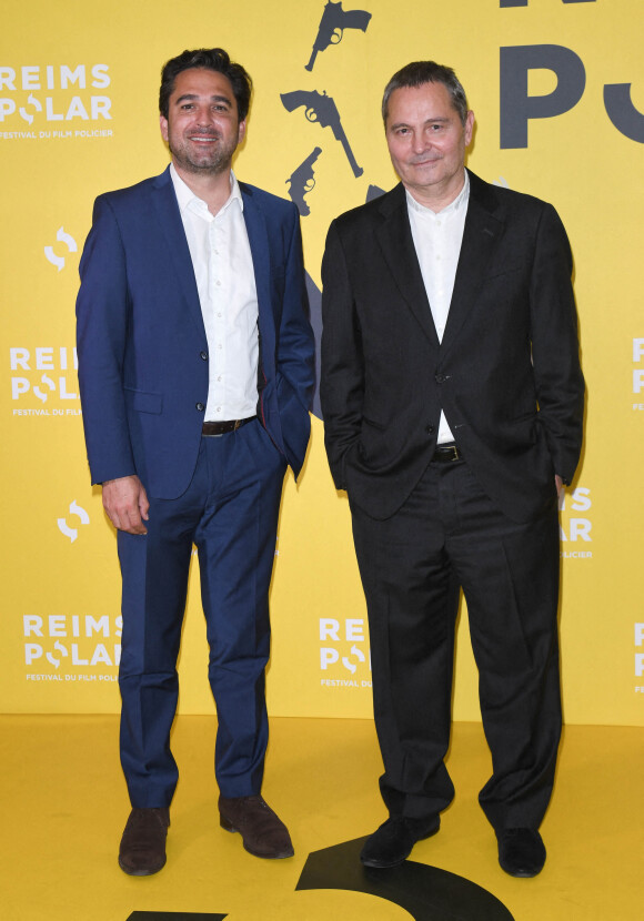 Arnaud Robinet et Bruno Barde - Photocall des membres du jury du Reims POLAR, 38e Festival du film policier, au Public Système Cinéma. Paris, le 26 mai 2021. © Coadic Guirec/Bestimage
