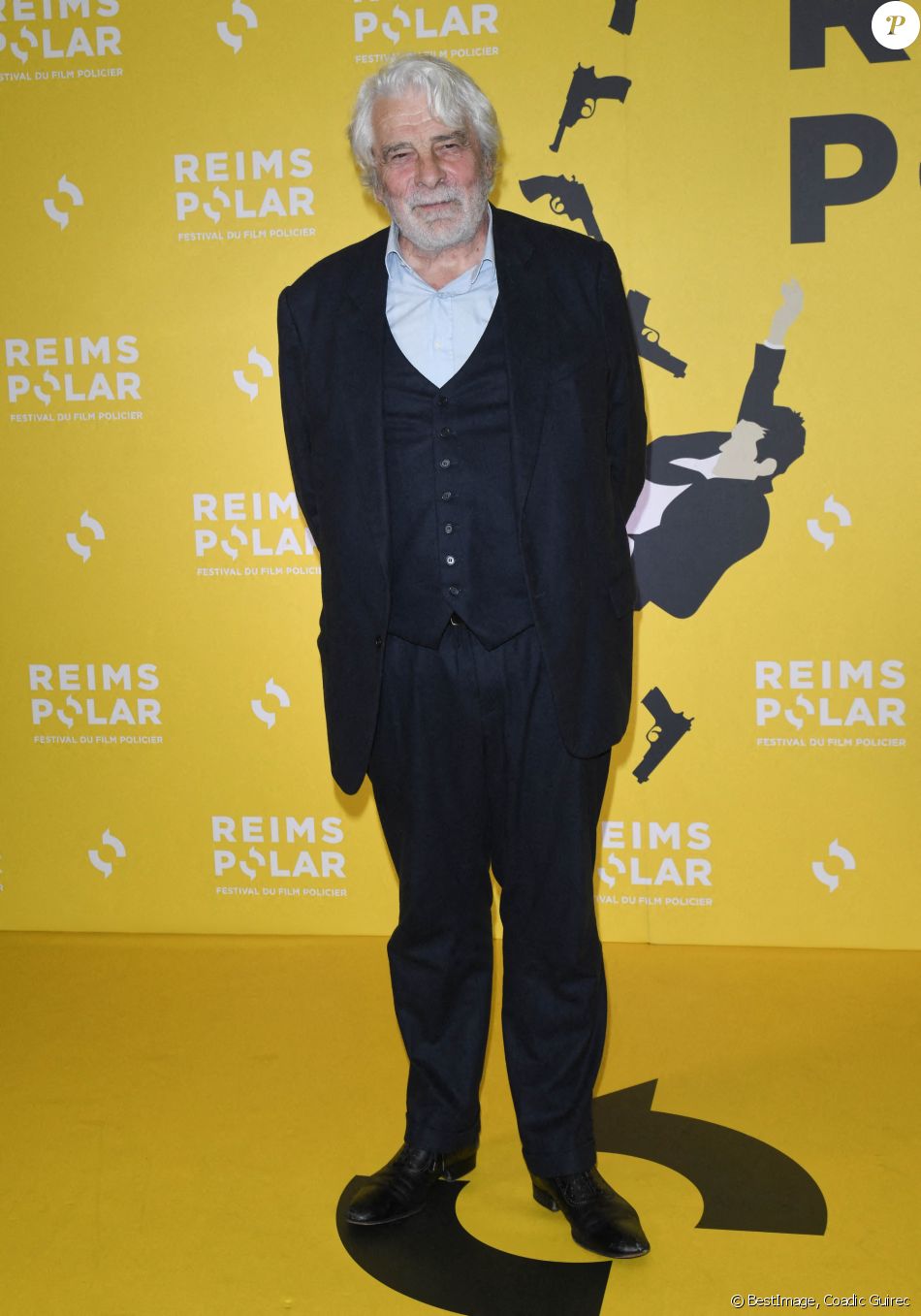 Jacques Weber - Photocall des membres du jury du Reims POLAR, 38e Festival du film policier, au Public Système Cinéma. Paris, le 26 mai 2021. © Coadic Guirec/Bestimage