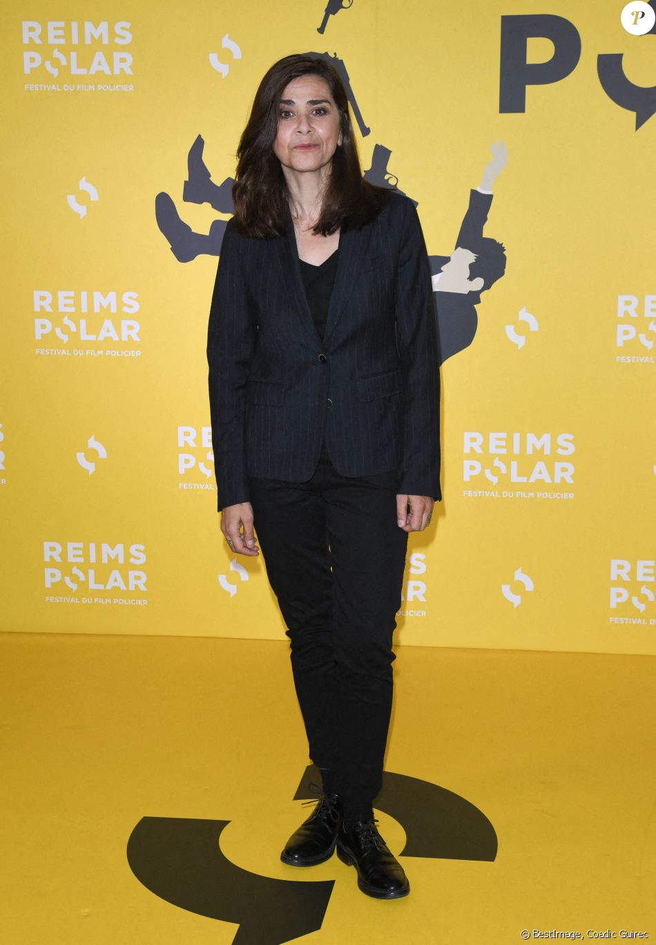 Négar Djavadi - Photocall des membres du jury du Reims POLAR, 38e Festival du film policier, au Public Système Cinéma. Paris, le 26 mai 2021. © Coadic Guirec/Bestimage