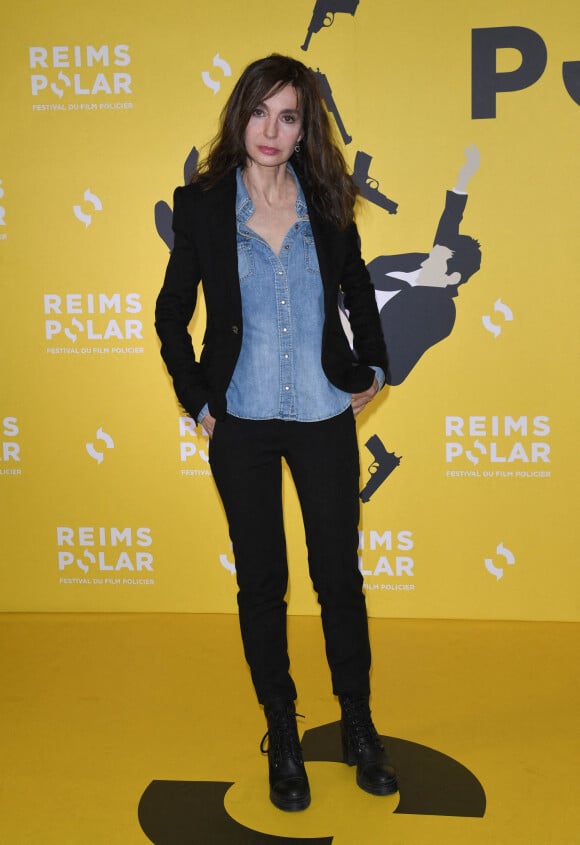 Anne Parillaud - Photocall des membres du jury du Reims POLAR, 38e Festival du film policier, au Public Système Cinéma. Paris, le 26 mai 2021. © Coadic Guirec/Bestimage