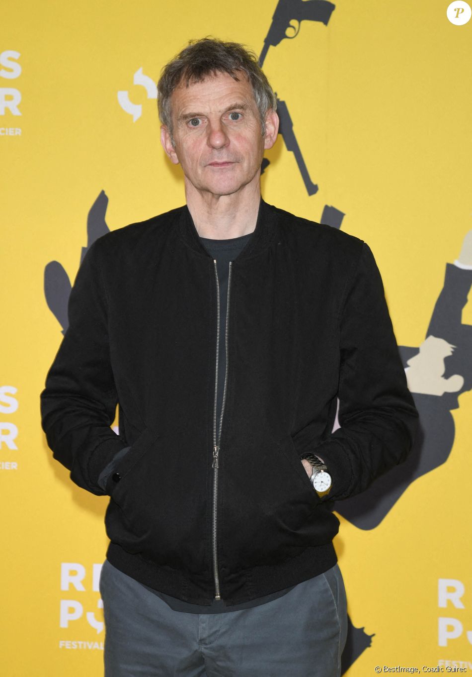 Lucas Belvaux - Photocall des membres du jury du Reims POLAR, 38e Festival du film policier, au Public Système Cinéma. Paris, le 26 mai 2021. © Coadic Guirec/Bestimage