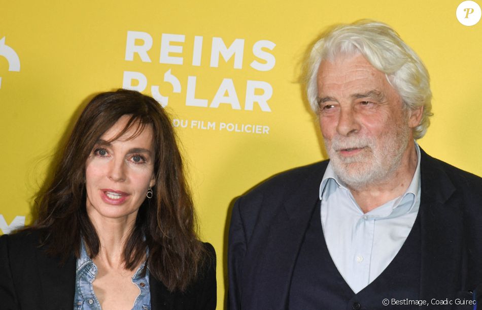 Anne Parillaud et Jacques Weber - Photocall des membres du jury du Reims POLAR, 38e Festival du film policier, au Public Système Cinéma. Paris, le 26 mai 2021. © Coadic Guirec/Bestimage