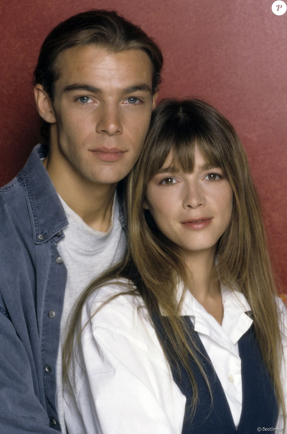 Archives - En France, à Paris, Hélène Rollès et Patrick Puydebat de la série "Hélène et les Garçons" en juin 1994. © Michel Marizy via Bestimage
