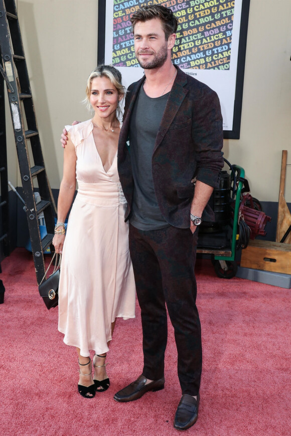 Elsa Pataky, Chris Hemsworth - Les célébrités assistent à la première de "Once Upon a Time in Hollywood" à Hollywood, le 22 juillet 2019. 