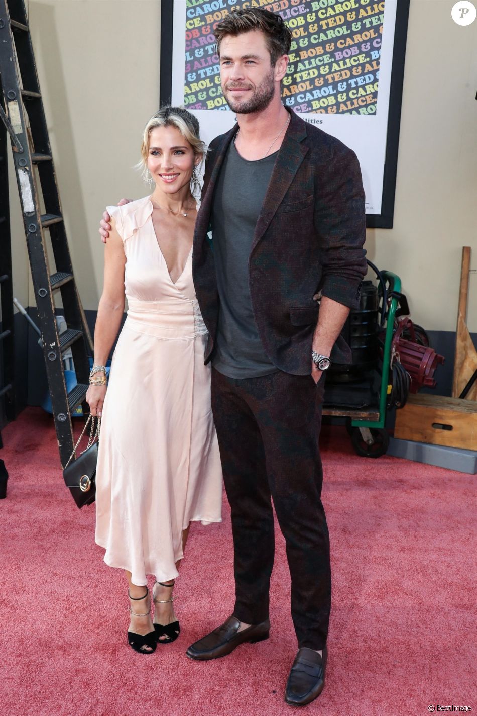 Elsa Pataky, Chris Hemsworth - Les célébrités assistent à la première de "Once Upon a Time in Hollywood" à Hollywood, le 22 juillet 2019.