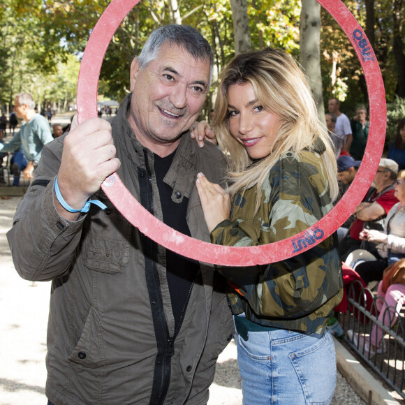 Exclusif - Jean-Marie Bigard et sa femme Lola Marois - Trophée des personnalités au profit de l'association "Make a Wish" au jardin du Luxembourg à Paris le 18 septembre 2019.  © Jack Tribeca/Bestimage 