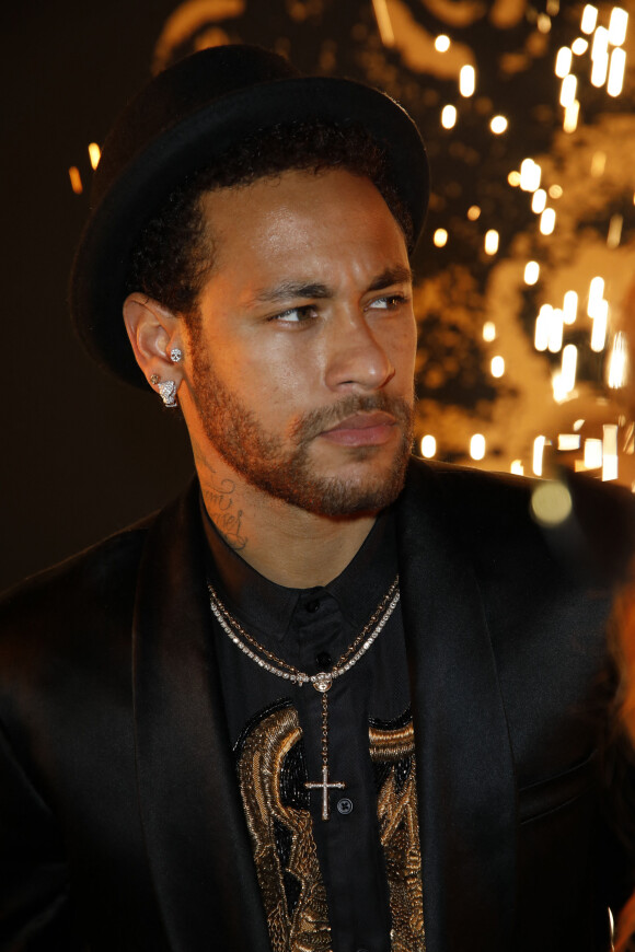 Neymar Jr. lors de la soirée de lancement du parfum "Spirit of the Brave" à la Salle Wagram à Paris, France. © Marc Ausset-Lacroix/Bestimage 