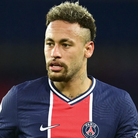 Neymar Jr (PSG) - Match de football en ligue 1 Uber Eats : le Paris Saint Germain (PSG) bat Reims 4 à 0 au parc des Princes à Paris © JB Autissier / Panoramic / Bestimage 