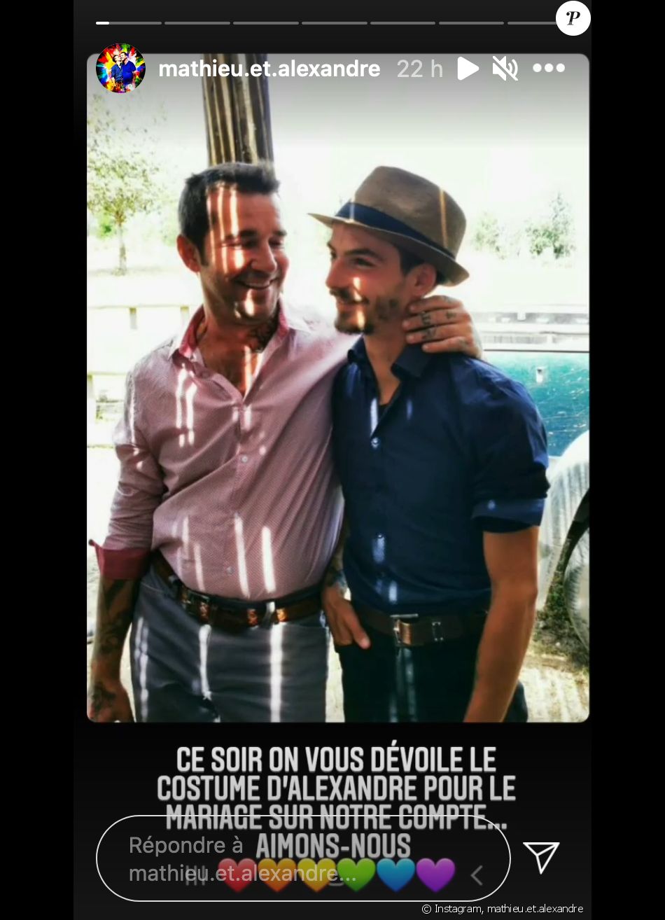 Mathieu et Alexandre (L'amour est dans le pré) ont été forcés de reporter leur mariage en raison de la crise sanitaire - Instagram