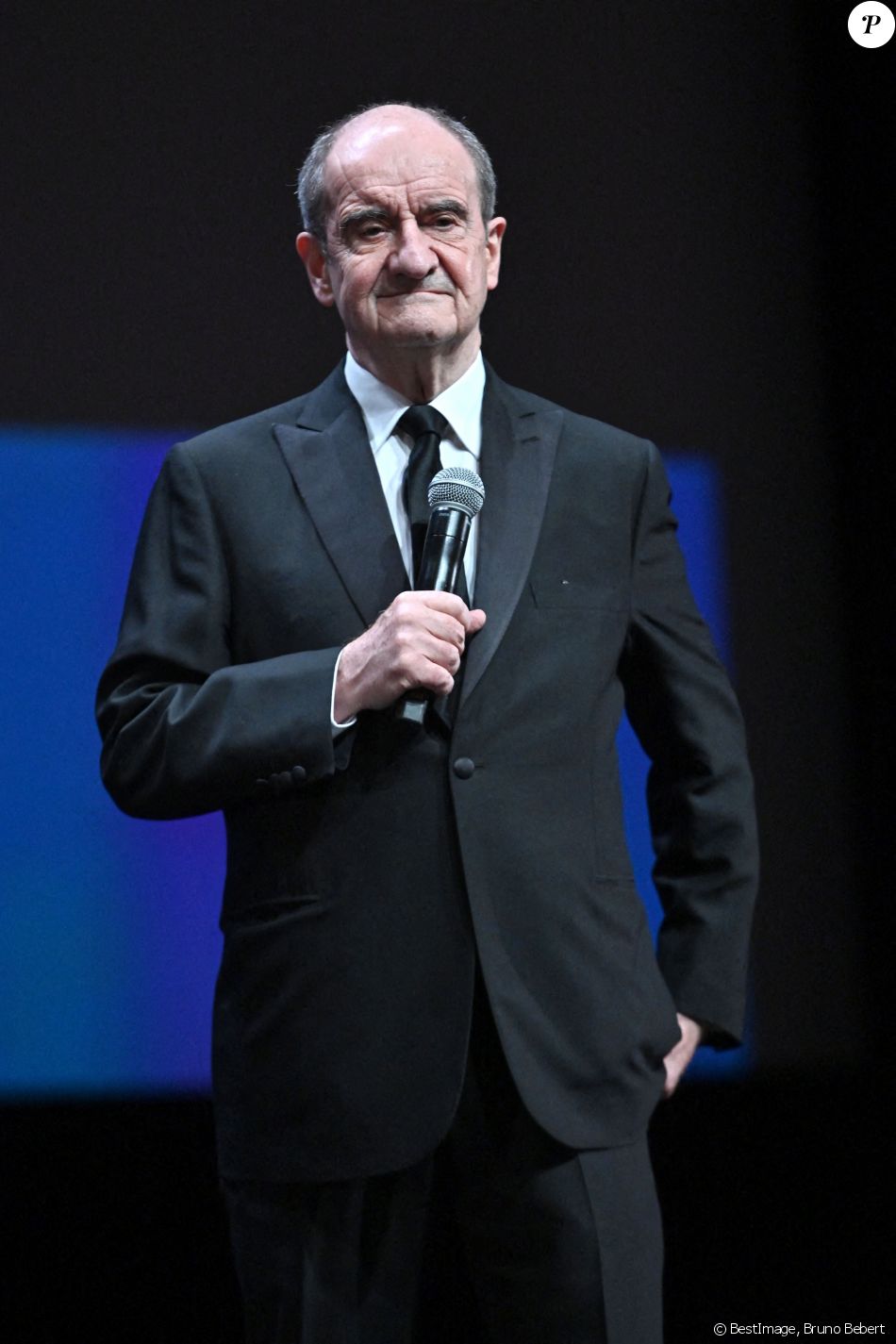 Pierre Lescure - Soirée d'ouverture du Special Cannes Film Festival 2020 au Palais des Festivals à Cannes, le 27 octobre 2020. © Bruno Bebert/Bestimage