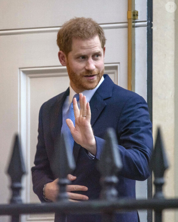 Le prince Harry, duc de Sussex, et Meghan Markle, duchesse de Sussex, en visite à la Canada House à Londres, Royaume Uni, le 7 janvier 2020.